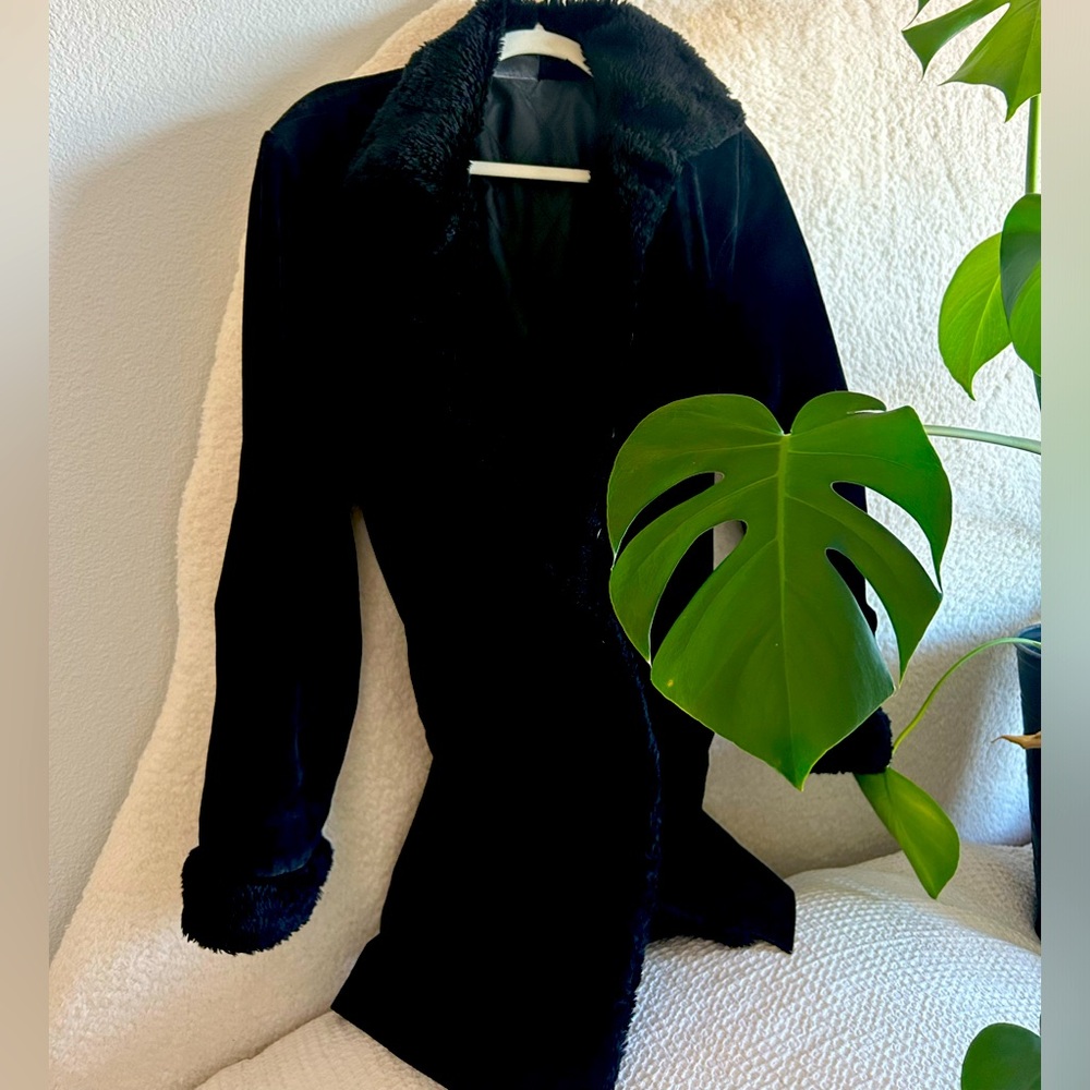 Vintage genuine leather coat